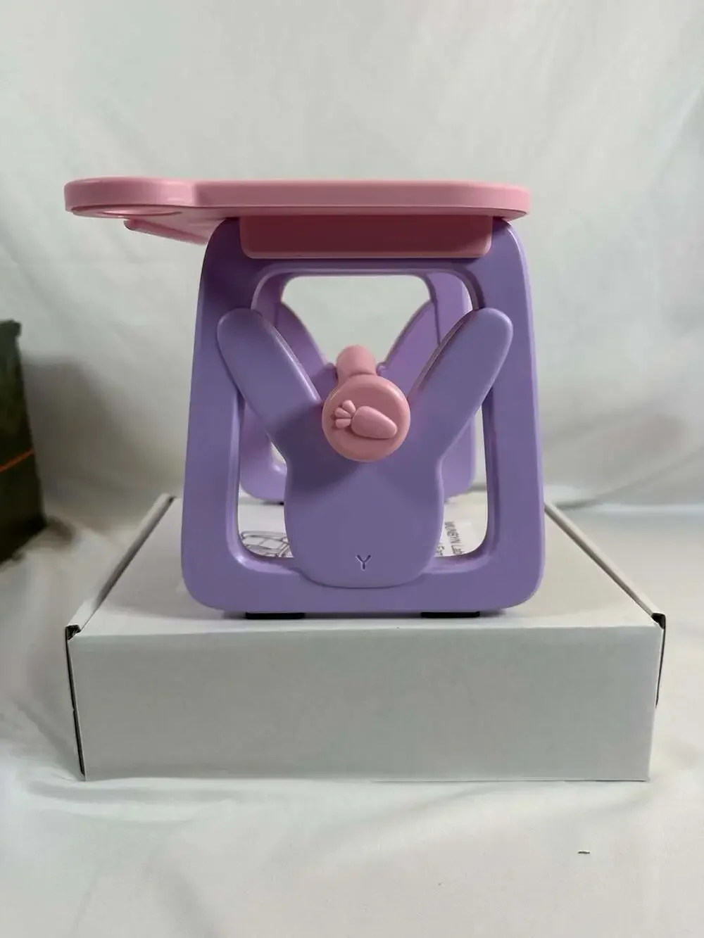 MUNBYN Hot Pink & Purple Label Roll Holder